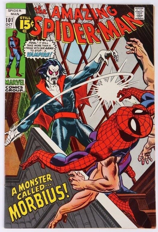 Lot 178175: THE AMAZING SPIDER-MAN #101 (1ST MORBIUS) COMIC
