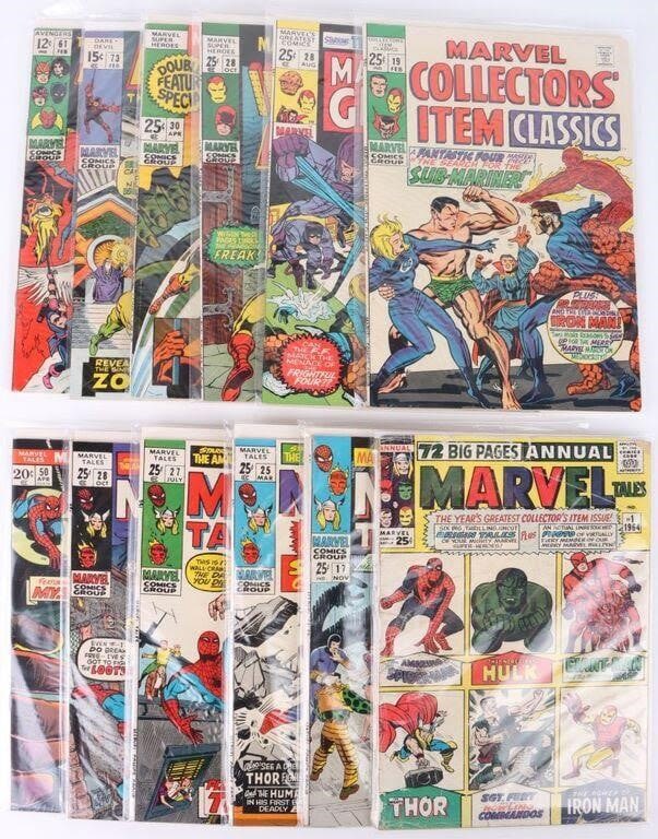 Lot 178192: MARVEL COLLECTIBLE COMIC BOOKS - LOT OF 12