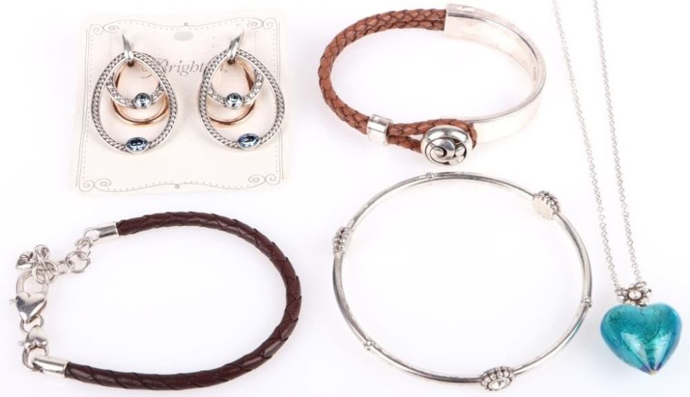 Lot 178260: BRIGHTON STERLING SILVER LADIES JEWELRY - LOT OF 5