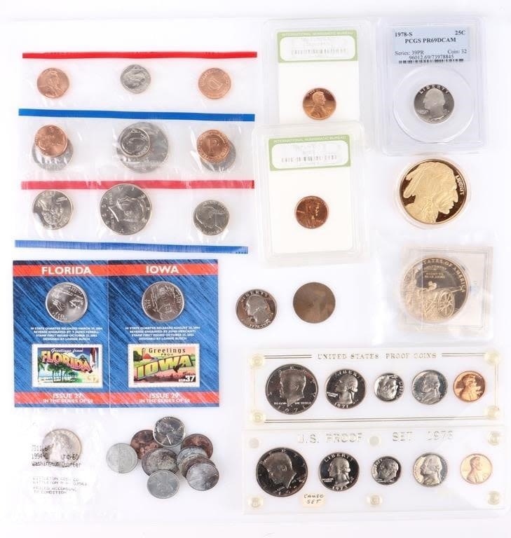Lot 178271: UNITED STATES COLLETIBLE MINT, ERROR COINS, & MORE