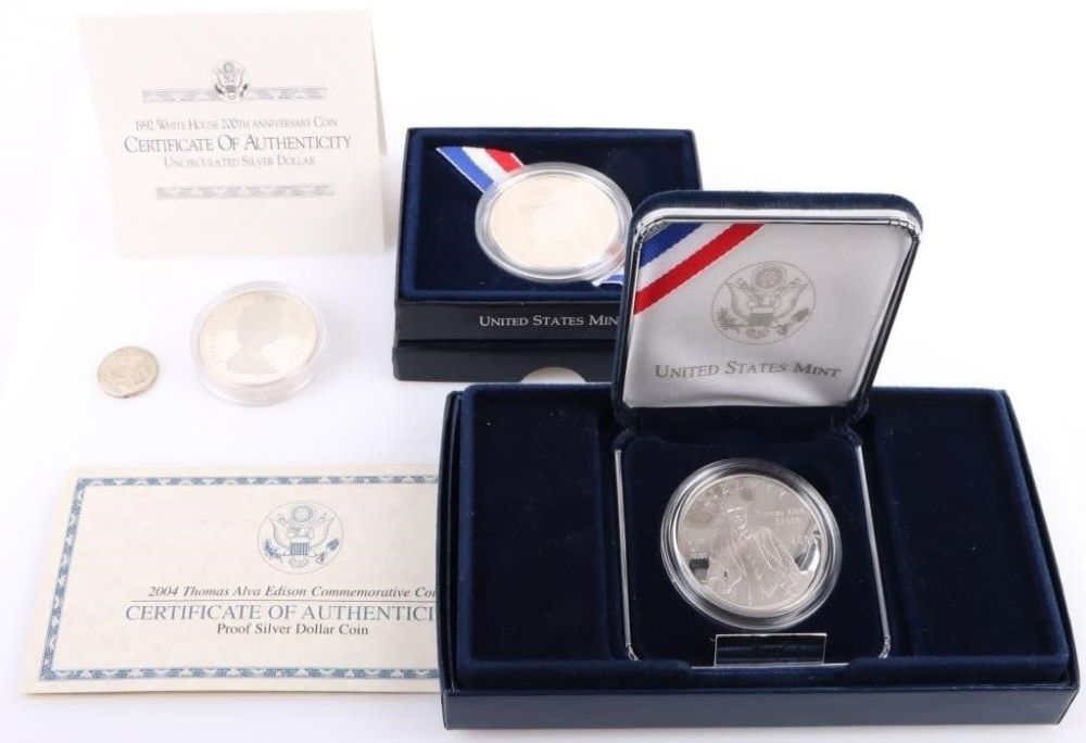 Lot 178273: SILVER UNITED STATES & CANADA COLELCTIBLE COINS