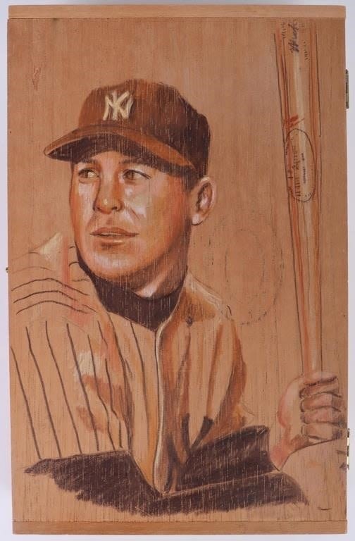 Lot 178311: GARY LONGORDO BABE RUTH ORIGINAL CIGAR BOX ART