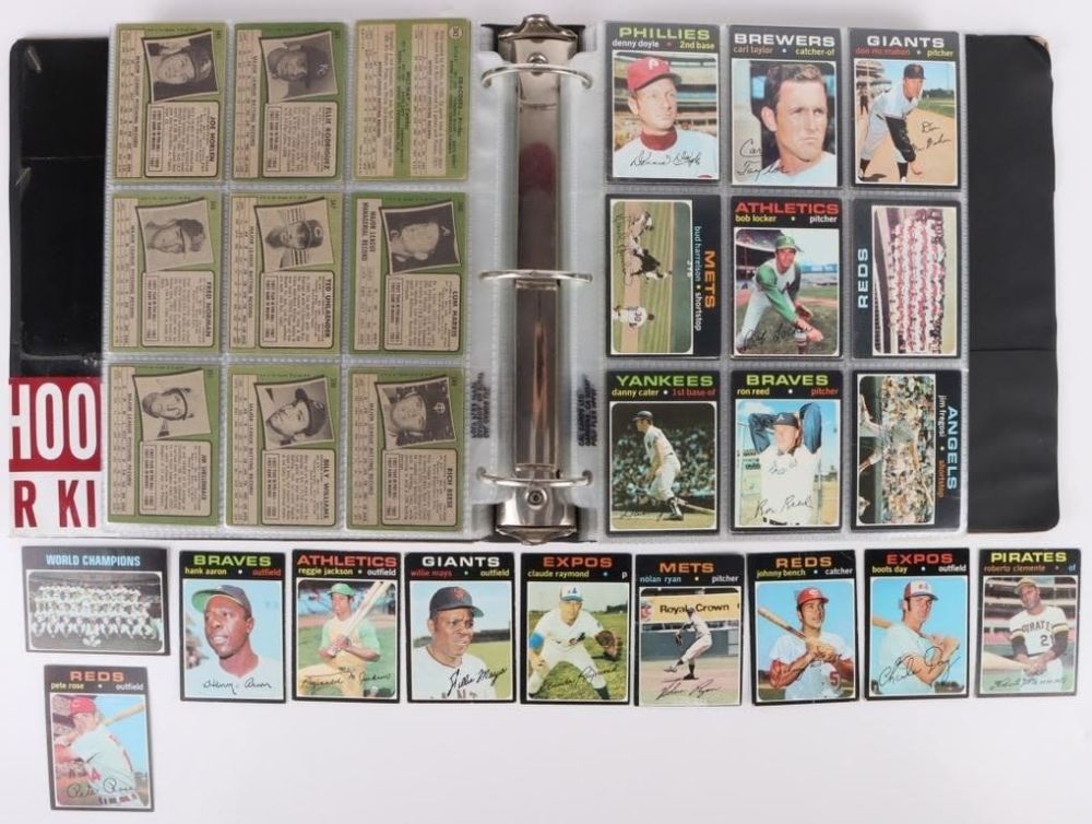 Lot 178319: 1971 TOPPS COMPLETE BASEBALL CARD SET (752/752)