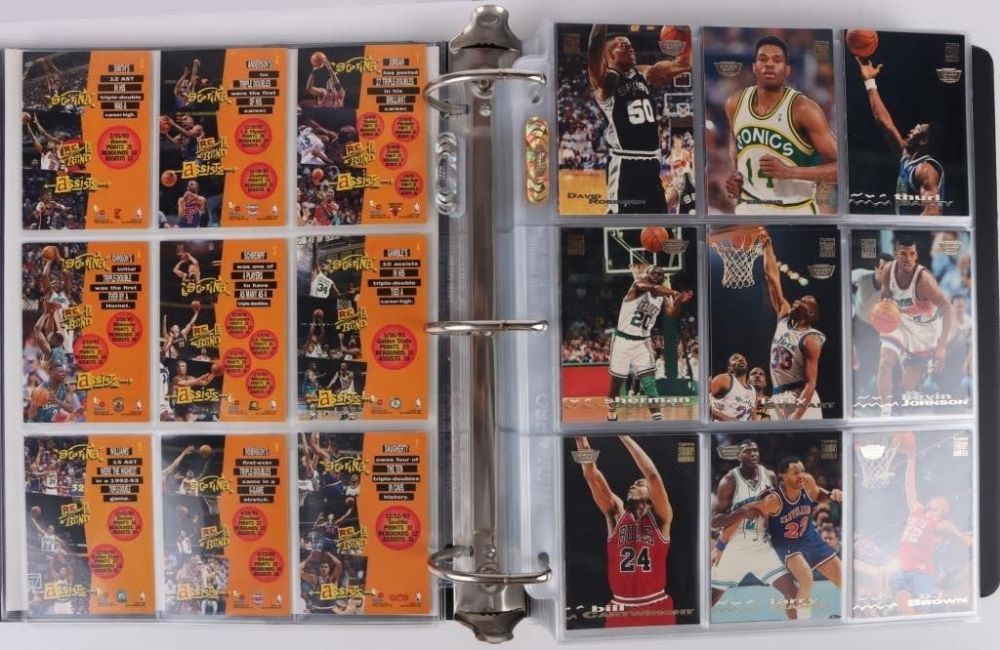 Lot 178322: 1993-94 STADIUM CLUB BASKETBALL COMEPLETE SET