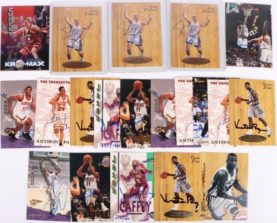 Lot 178328: 1995 SIGNATURE ROOKIES BASKETBALL CARDS - (20)