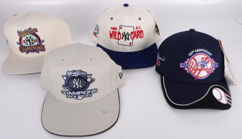 Lot 178334: COLLECTIBLE NY YANKEES BASEBALL CAPS W/ TAGS
