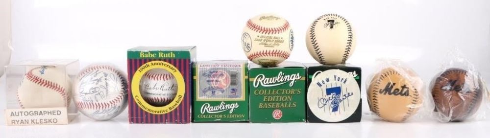 Lot 178335: COLLECTOR'S EDITION & AUTOGRAPHED BASEBALLS
