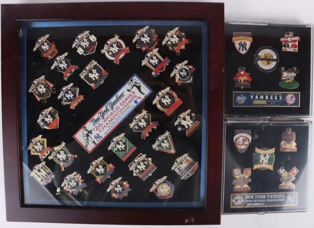 Lot 178343: NY YANKEES WORLD SERIES CHAMPIONSHIP COLLECTION