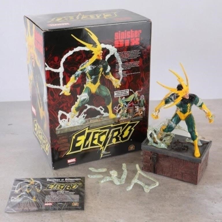 Lot 178352: DIAMOND SELECT MARVEL ELECTRO SINISTER SIX STATUE