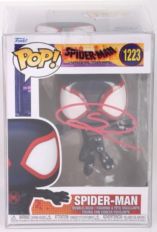 Lot 178360: SHAMEIK MOORE AUTOGRAPHED SPIDER-MAN FUNKO POP!