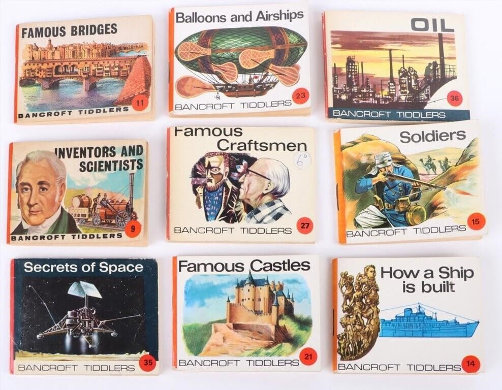 Lot 178371: VINTAGE 1965 BANCROFT TIDDLERS BOOKLETS - (9)