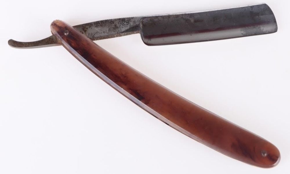 Lot 178381: SWORD AND CROWN ERN 929 RARE BARBER STRAIGHT RAZOR