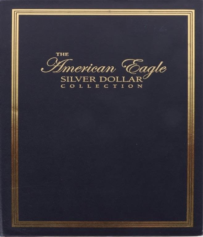 Lot 179226: 1986-2009 THE AMERICAN EAGLE SILVER DOLLARS - (24)