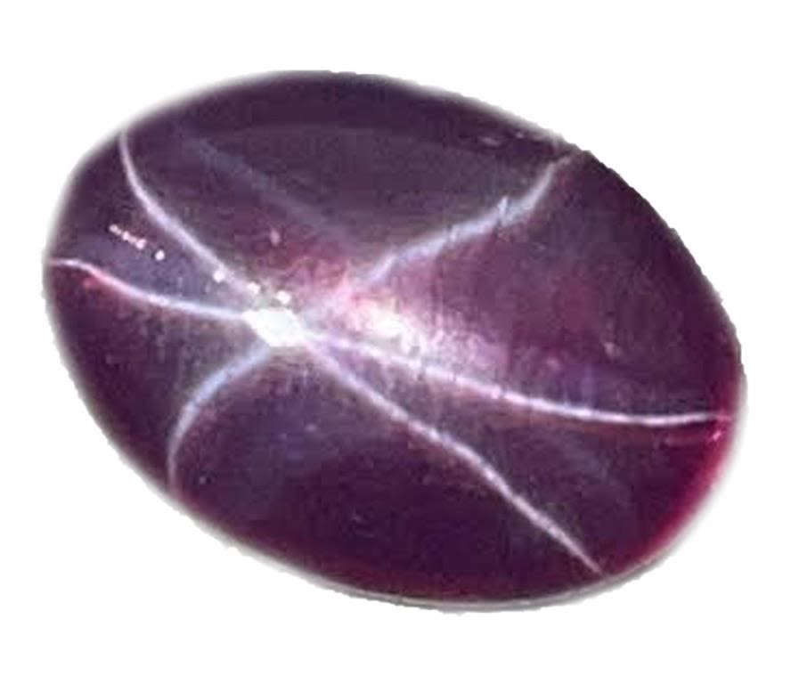 Lot 179257: 9.05CT OVAL-CUT RED STAR RUBY LOOSE GEMSTONE