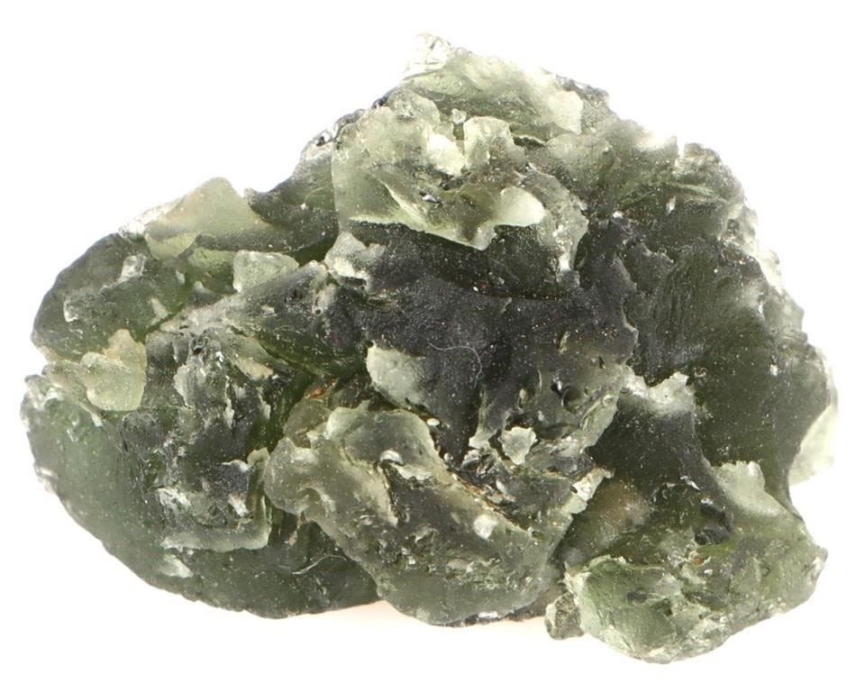 Lot 179267: 37.5CT MOLDAVITE CRYSTAL MINERAL METERITE SPECIMEN
