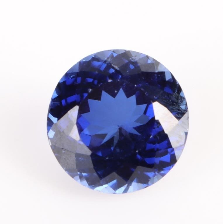 Lot 179270: 10.00CT ROUND-CUT BLUE SAPPHIRE LOOSE GEMSTONE