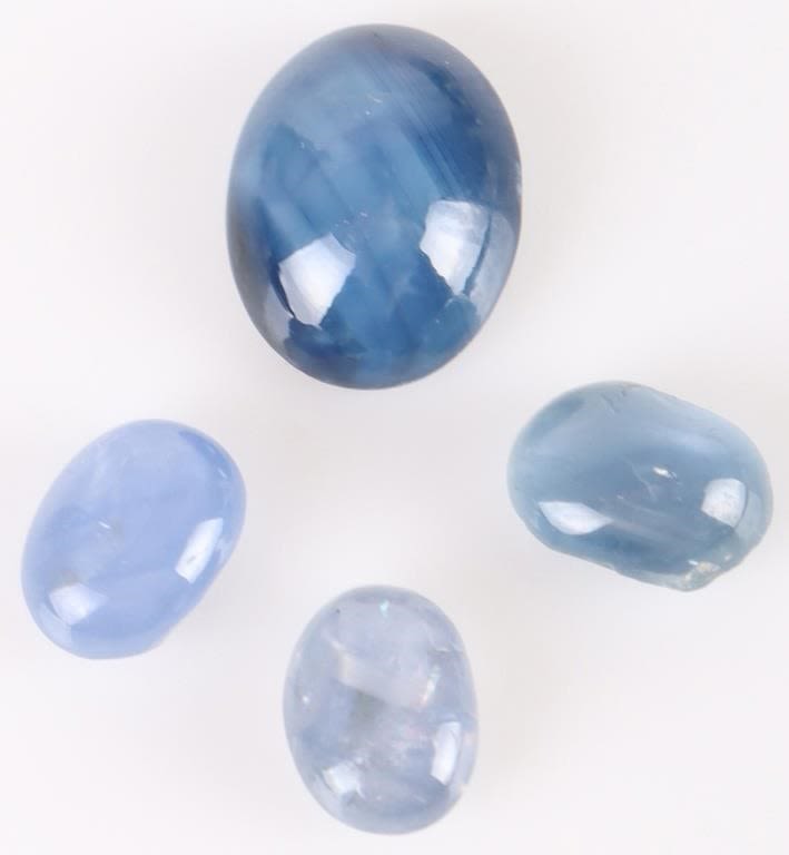 Lot 179274: 7.60CTW OVAL STAR SAPPHIRE LOOSE GEMSTONES