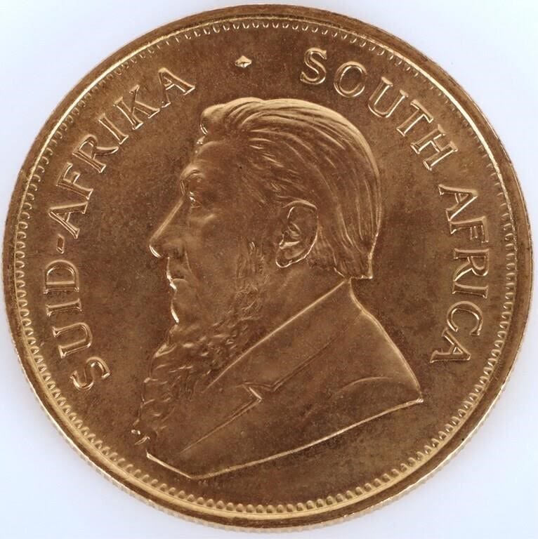 Lot 179388: SOUTH AFRICAN KRUGERRAND FINE GOLD 1OZ 1978