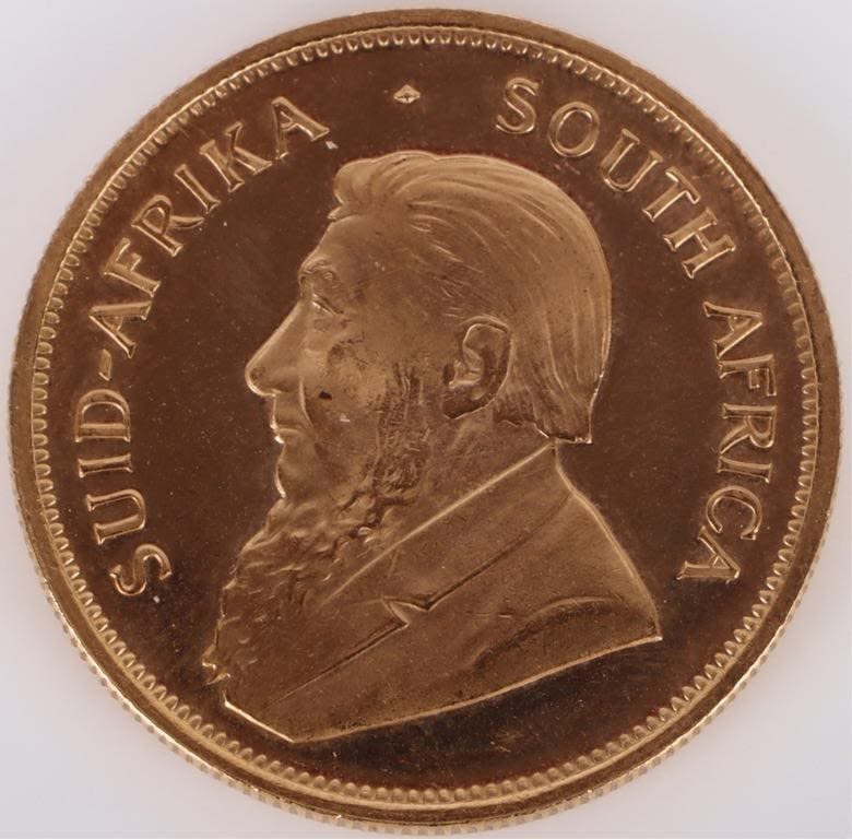 Lot 179389: SOUTH AFRICAN KRUGERRAND FINE GOLD 1OZ 1978