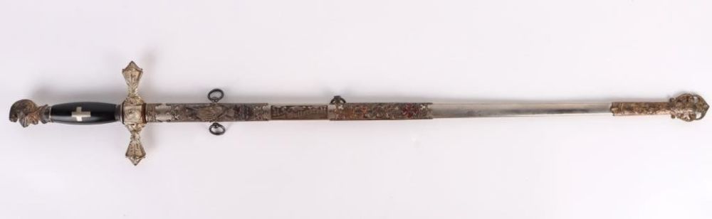 Lot 179424: ANTIQUE FECHHEIMER BROS. CO FRATERNAL SWORD