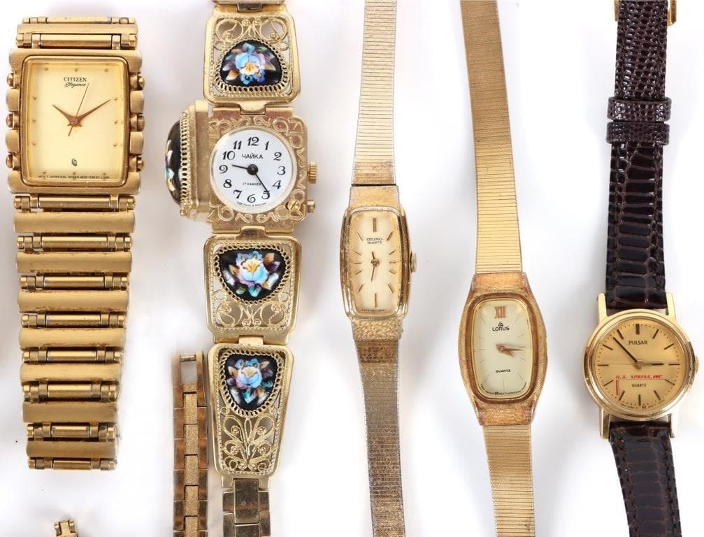 Lot 181133 COLLECTIBLE LADIES GOLDTONED WRISTWATCHES Florida