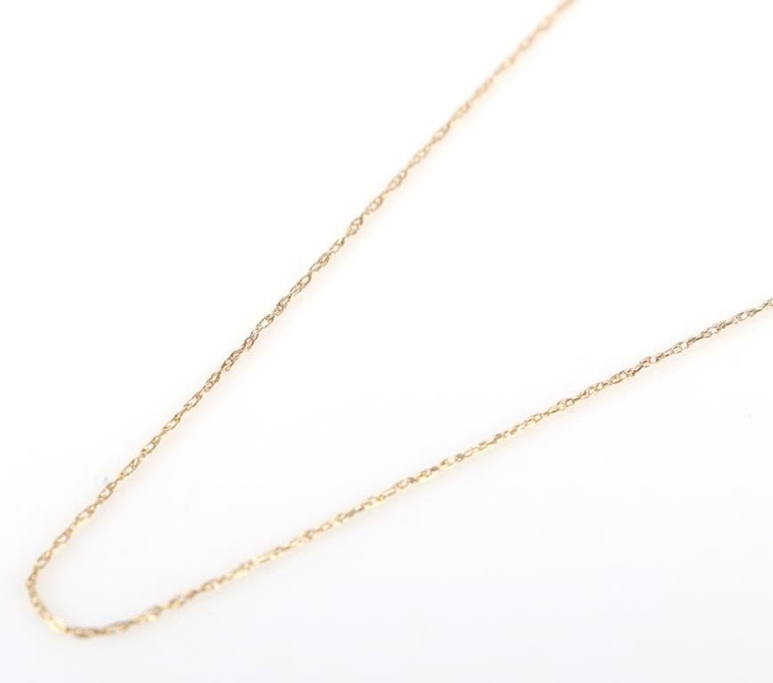 Lot 181220: 10K YELLOW GOLD ANTIQUE LADIES NECKLACE
