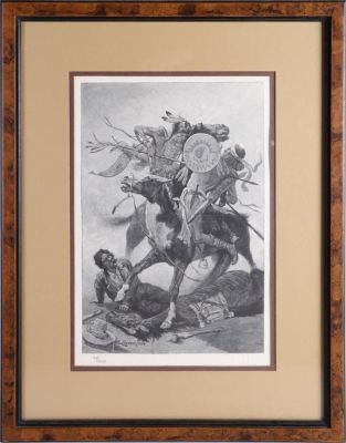 Lot 180017 - F. REMINGTON LIMITED EDITION LITHOGRAPH 26/1950 | Florida ...