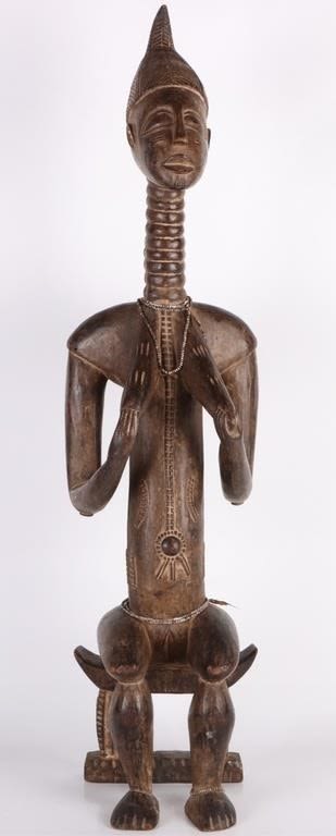 Lot 180215: ORIGINAL WOODEN AFRICAN KULANGO MATERNITY STATUE