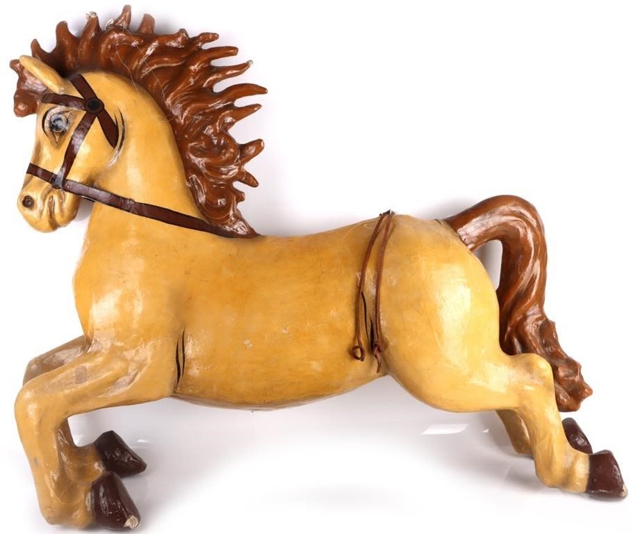 Lot 180223: SERGIO BUSTAMANTE SERMEL PAPER MACHE HORSE