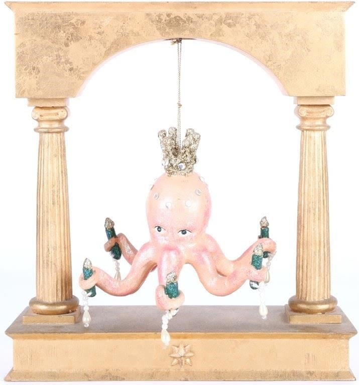 Lot 180225: CHRISTOPLER RADKO OCTOPUS HANGING DECOR