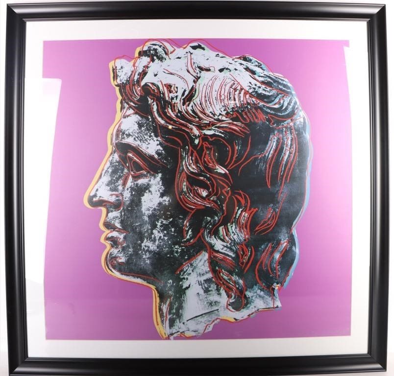 Lot 180237: ANDY WARHOL ALEXANDER THE GREAT OFFSET LITHOGRAPH