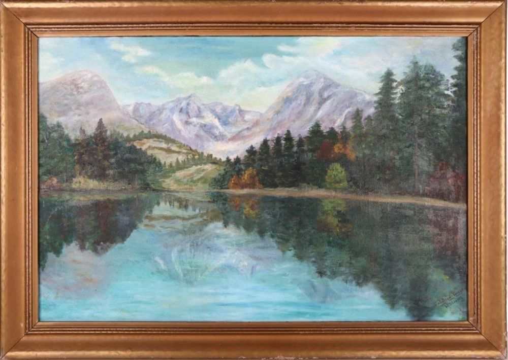 Lot 180245: CHUCK WILLIAMS ORIGINAL LANDSCAPE PAINTING