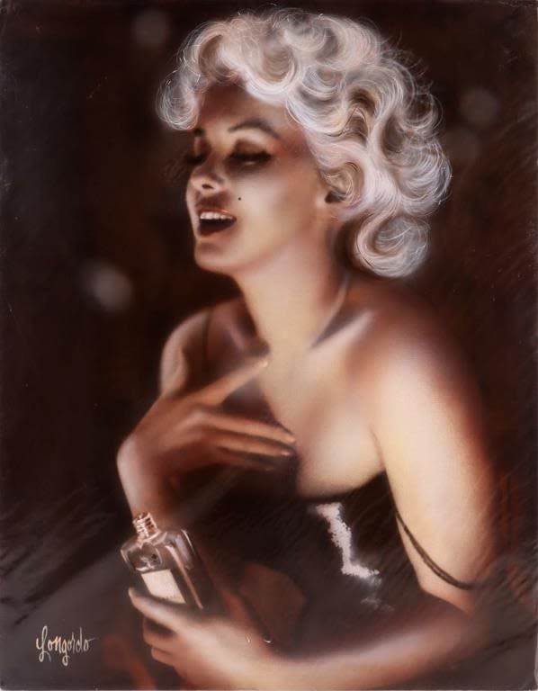 Lot 180264: MARILYN MONROE ORIGINAL PAINTING BY GARY LONGORDO