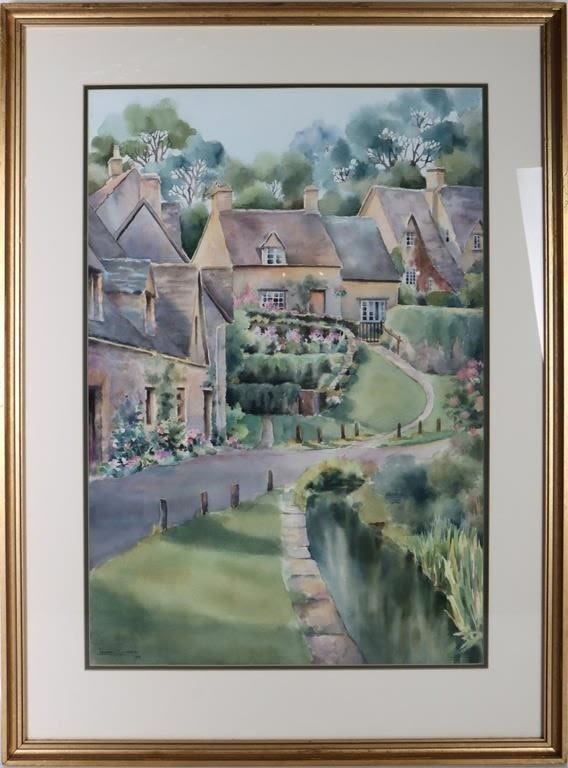 Lot 180270: ISOBEL COCHRAN ORIGINAL WATERCOLOR PAINTING