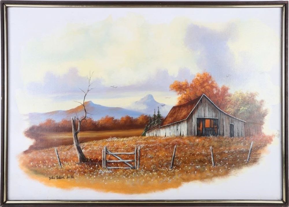 Lot 180277: JOHN BAKER SMITH ORIGINAL OIL PAINTING