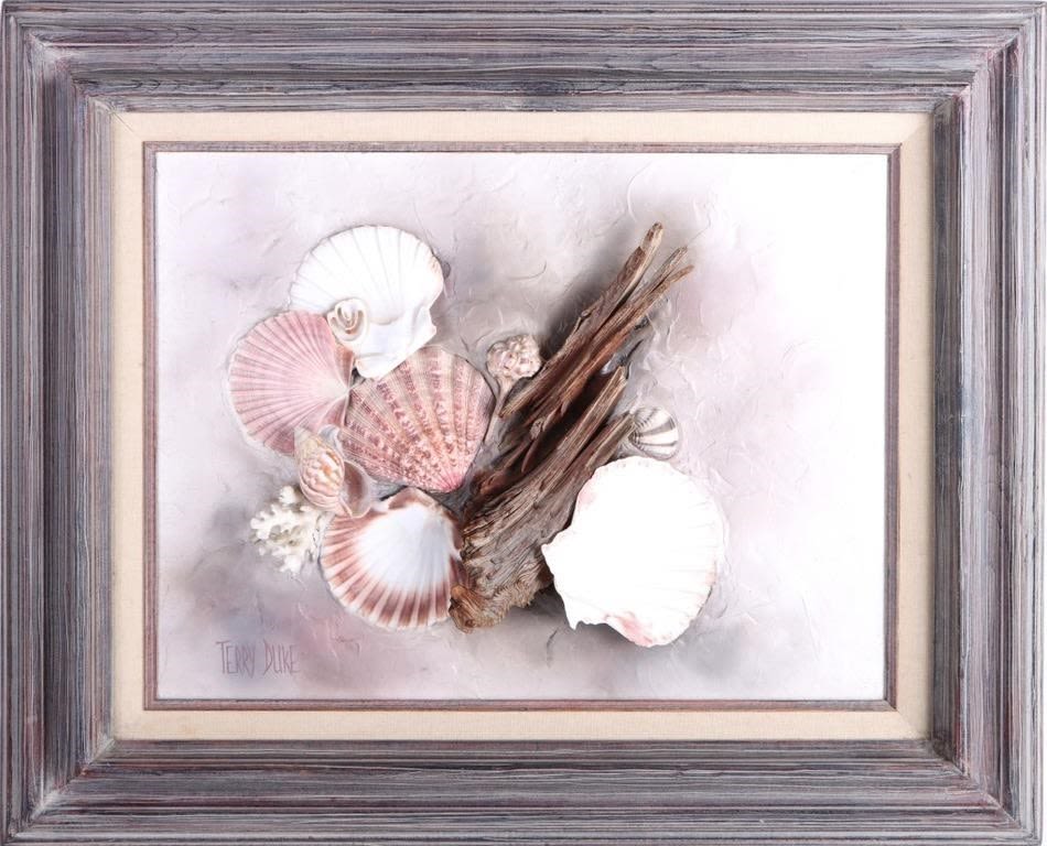 Lot 180306: TERRY DUKE 3-D SEASHELL GRAPHICS ORIGINAL ART