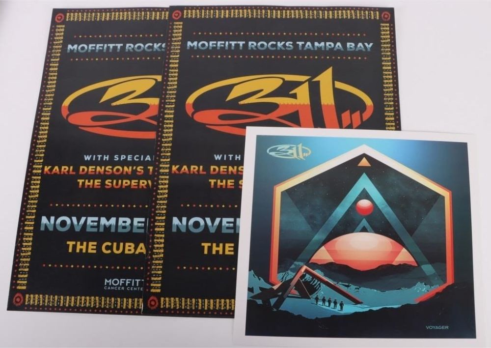 Lot 180320: 311 BAND COLLECTIBLE CONCERT POSTERS - LOT OF 3