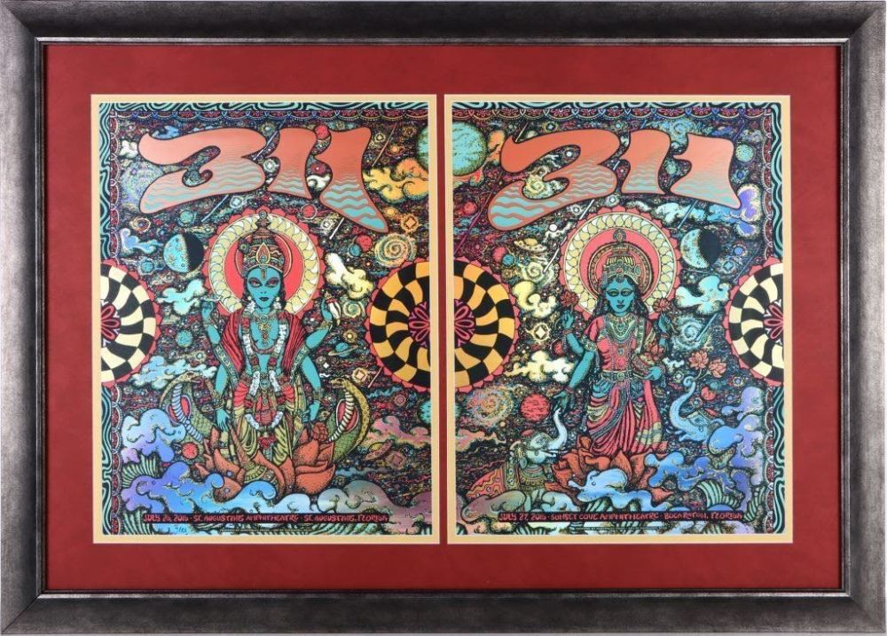 Lot 180330: NATHANIEL DEAS SIGNED & NUMBERED 311 ART POSTER