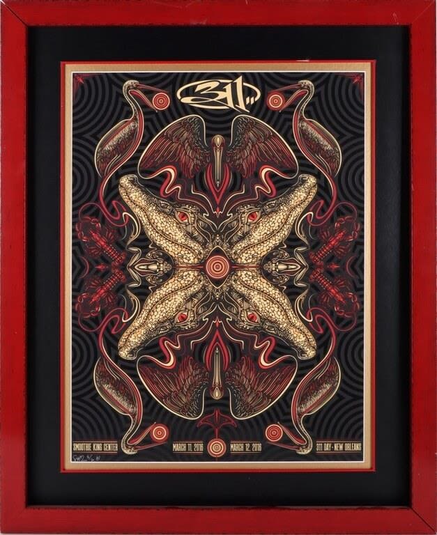 Lot 180335: SAM SMITH 311 SIGNED & NUMBERED AP ART POSTER