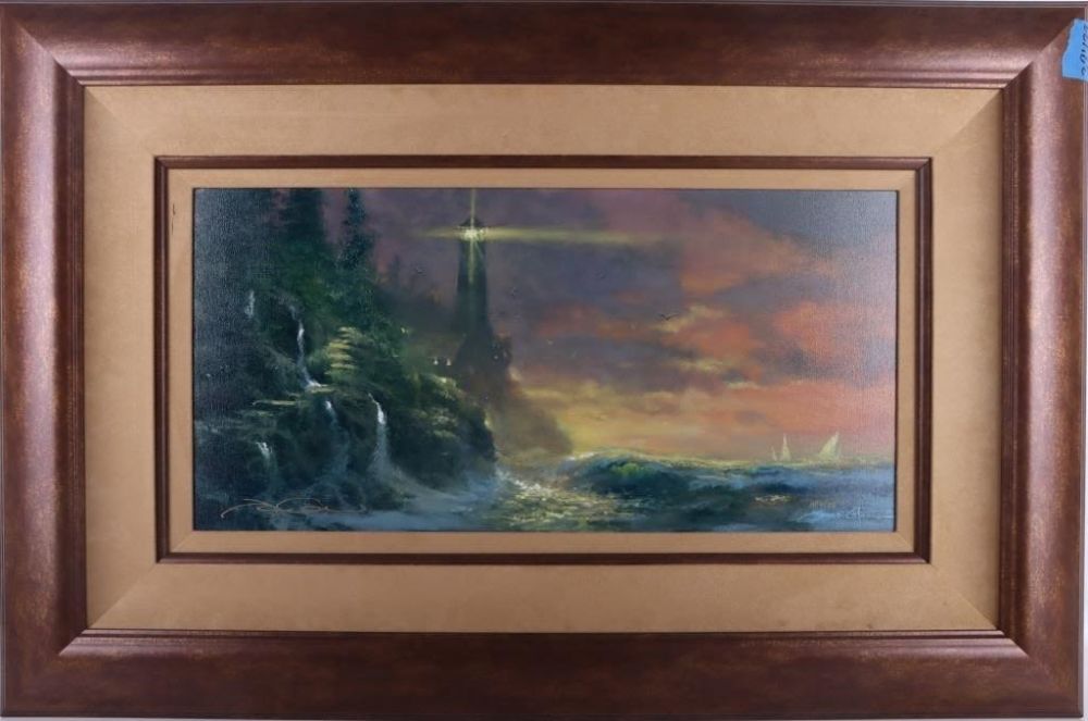 Lot 180362: JAMES COLEMAN "LIGHTING THE WAY" GICLEE PRINT