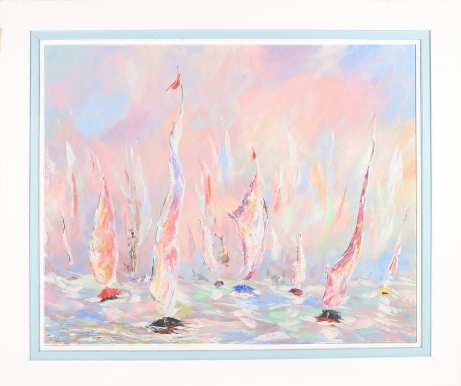 Lot 180369: ANTONIA SIRENA ORIGINAL OIL PAINTING (AFTER)