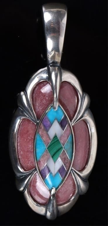 Lot 183170: STERLING SILVER SOUTHWEST STYLE LADIES PENDANT