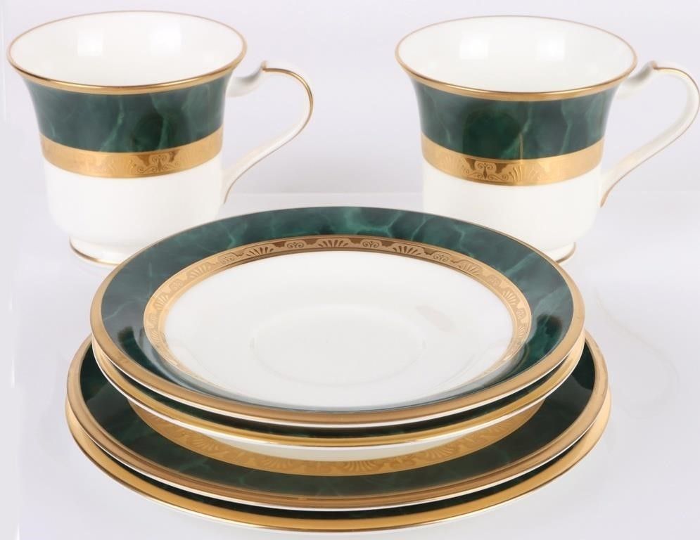 Lot 183215: RARE NORITAKE BONE CHINA FITZGERALD PARTIAL SETS