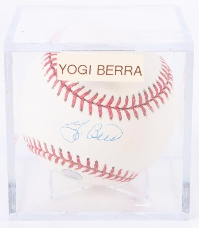 Lot 183270: YOGI BERRA SIGNED / AUTOGRAPHED BASEBALL