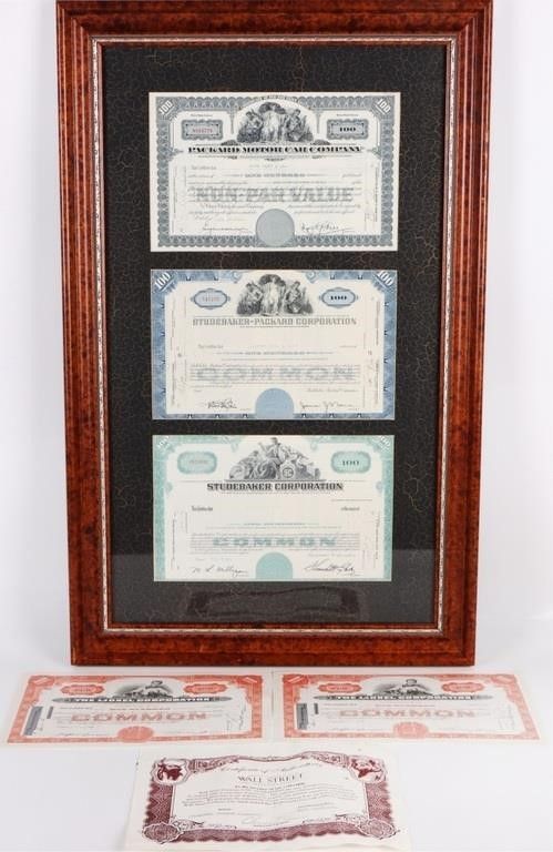 Lot 183298: COLLECTIBLE US 1960'S $100 COMPANY BONDS W/ COA