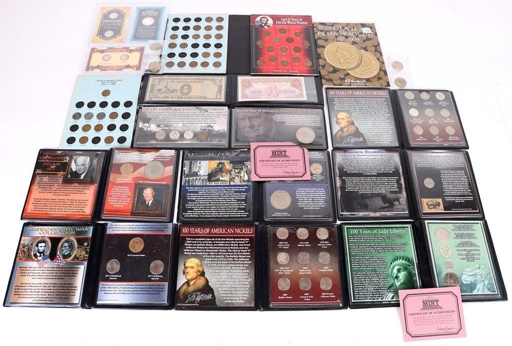 Lot 183355: ASSORTED COLLECTIBLE U.S. COINAGE & BOOKS - (17)