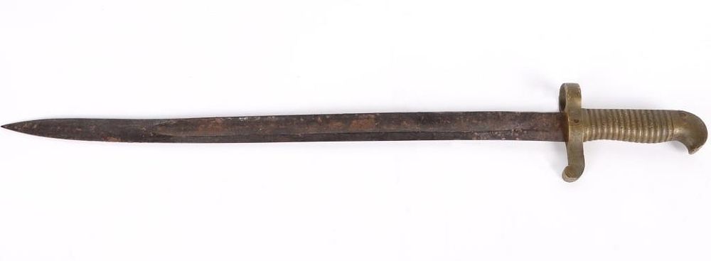 Lot 183392: CIVIL WAR 1862 REMINGTON ZOUAVE BH MARKED BAYONET