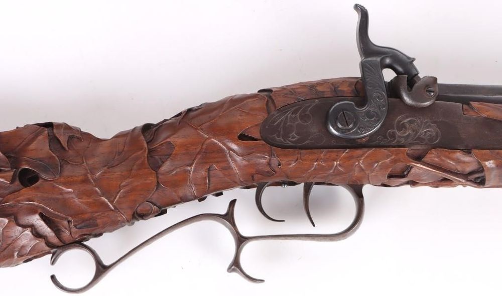 Lot 183399: THOMPSON .50 CAL. RENEGADE W/ DEEP RELIEF DESIGN