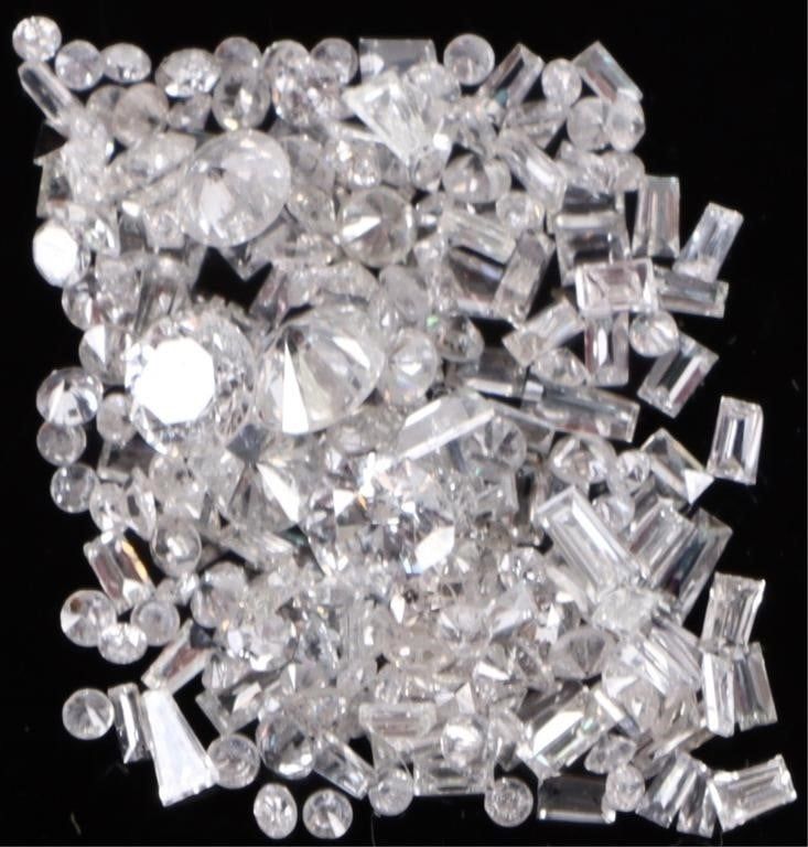 Lot 185169: 2.20 CARAT ASSORTED LOOSE DIAMOND GEMSTONES