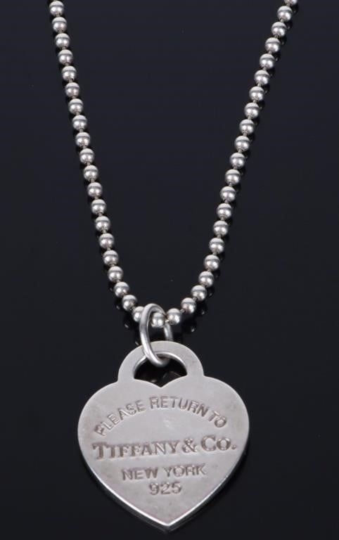 Lot 185211: TIFFANY & CO. STERLING SILVER LADIES NECKLACE